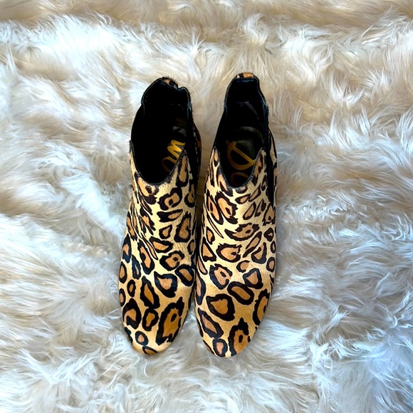 Sam Edelman Leopard Bootie - Picture 2 of 3